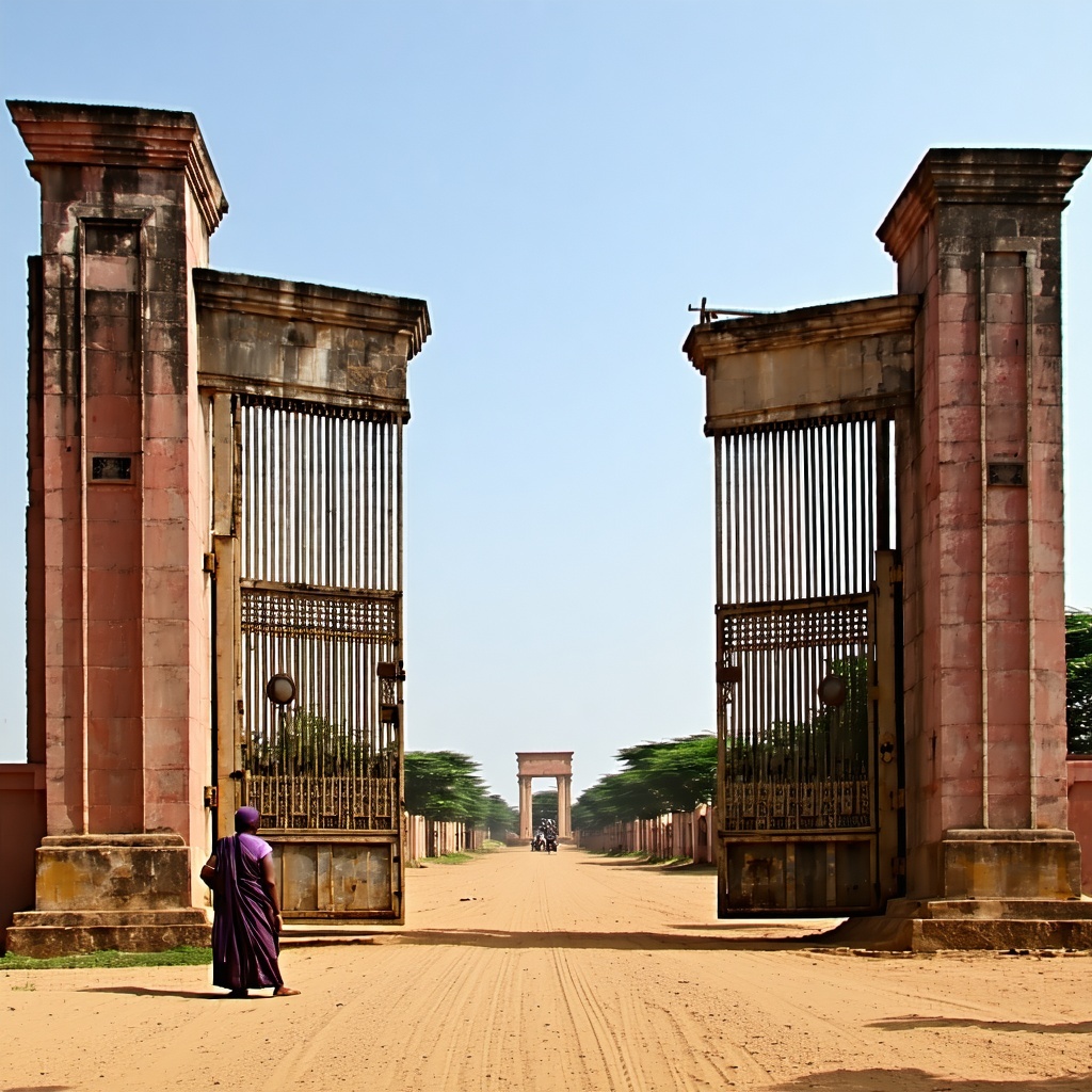 high resolution image of the Gates of No Return in Benin